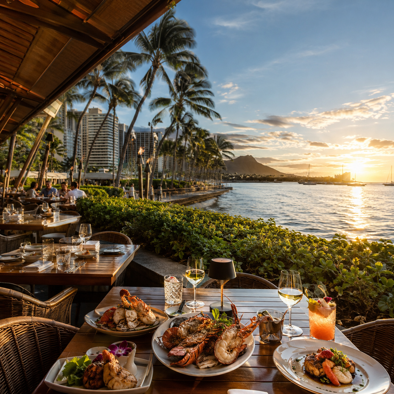 Sample waterfront seafood restaurant featured listing
